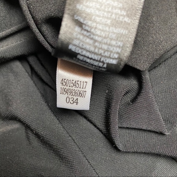 WHBM Embellished Blouson Dress Black/Gold - Picture 14 of 14